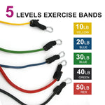 Sector MMA Five Piece Resistance Band Set