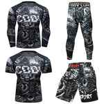 Mens Compression Fightwear Jiu Jitsu Set - SECTOR MMA