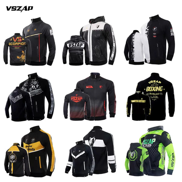 VSZAP Hooded Training Jacket – MMA, Running, Jujitsu (Autumn/Winter Collection)