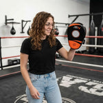 Curved PU Leather Boxing Focus Mitt - SECTOR MMA