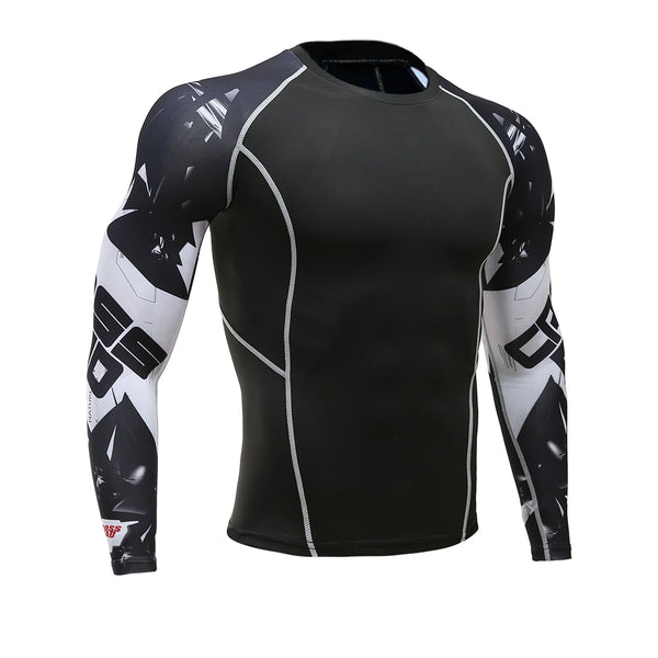 Mens Fitness Rash Guard - SECTOR MMA