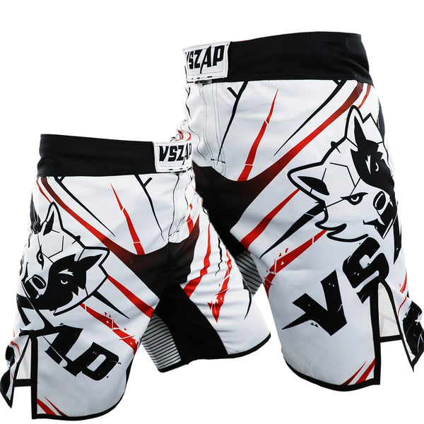 VSZAP MMA Boxing Motion Clothing Cotton Loose Size Training Kickboxing Shorts Short Muay Thai Shorts Cheap MMA Shorts Mens Pants