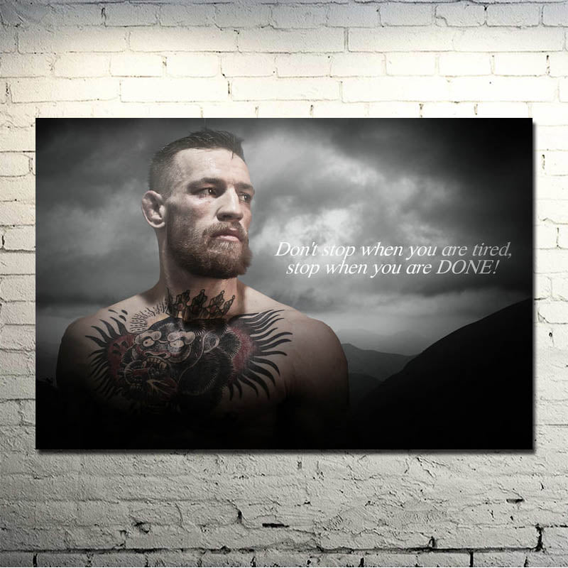 Conor McGregor Boxing Poster – UFC Motivational Print - SECTOR MMA