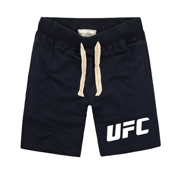 1 UFC MMA LIFE Fight Ultimate Fighting Championship Printed Shorts Men Fitness Clothing Pure Cotton Muay Thai Men's Shorts Train