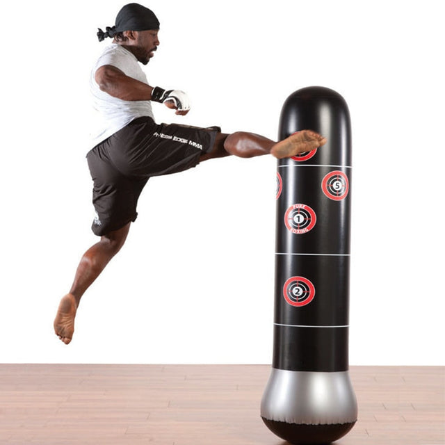 Inflatable Boxing Bag – 160cm Free-Stand Muay Thai - SECTOR MMA