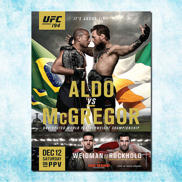 Aldo vs McGregor UFC 194 - SECTOR MMA