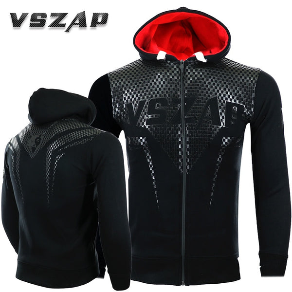 VSZAP VSZAP MMA Boxing Black Sports Jersey Thai Boxing Fight Sweatshirts Casual Sweatshirts Boxing Muay Thai Boxing Muay Thai