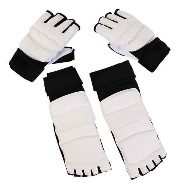 Taekwondo Gloves Foot Hand Protectors Frighting Karate MMA Boxing Muay Thai Hands Guards Gear Training competition accessories - SECTOR MMA
