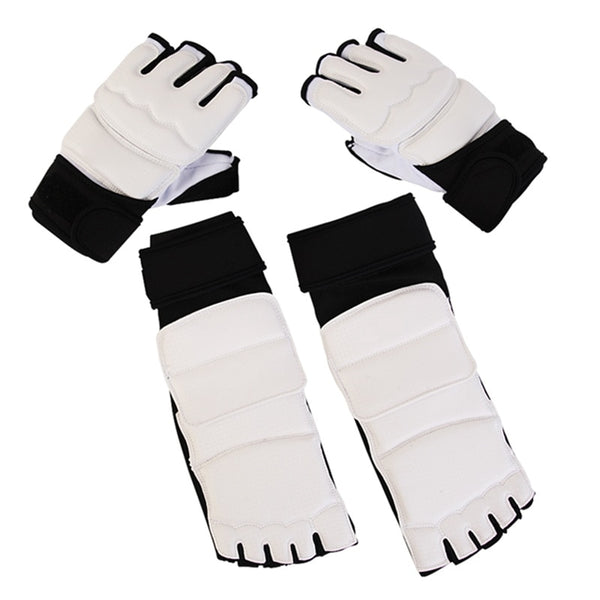 Taekwondo Gloves Foot Hand Protectors Frighting Karate MMA Boxing Muay Thai Hands Guards Gear Training competition accessories