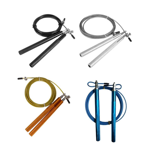 Crossfit Speed Jump Rope Professional Skipping Rope For MMA Boxing Fitness Skip Workout Training With Carrying Bag Spare Cable