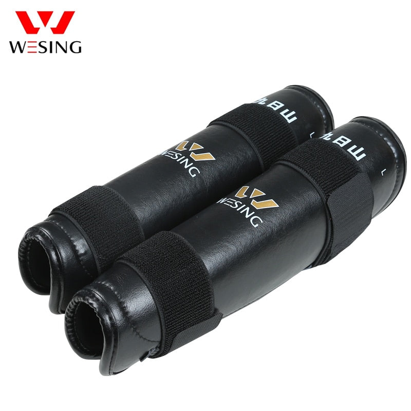 Wesing Sanda Shin Guard holder Straps Stays rash Sleeves MMA Kickboxin